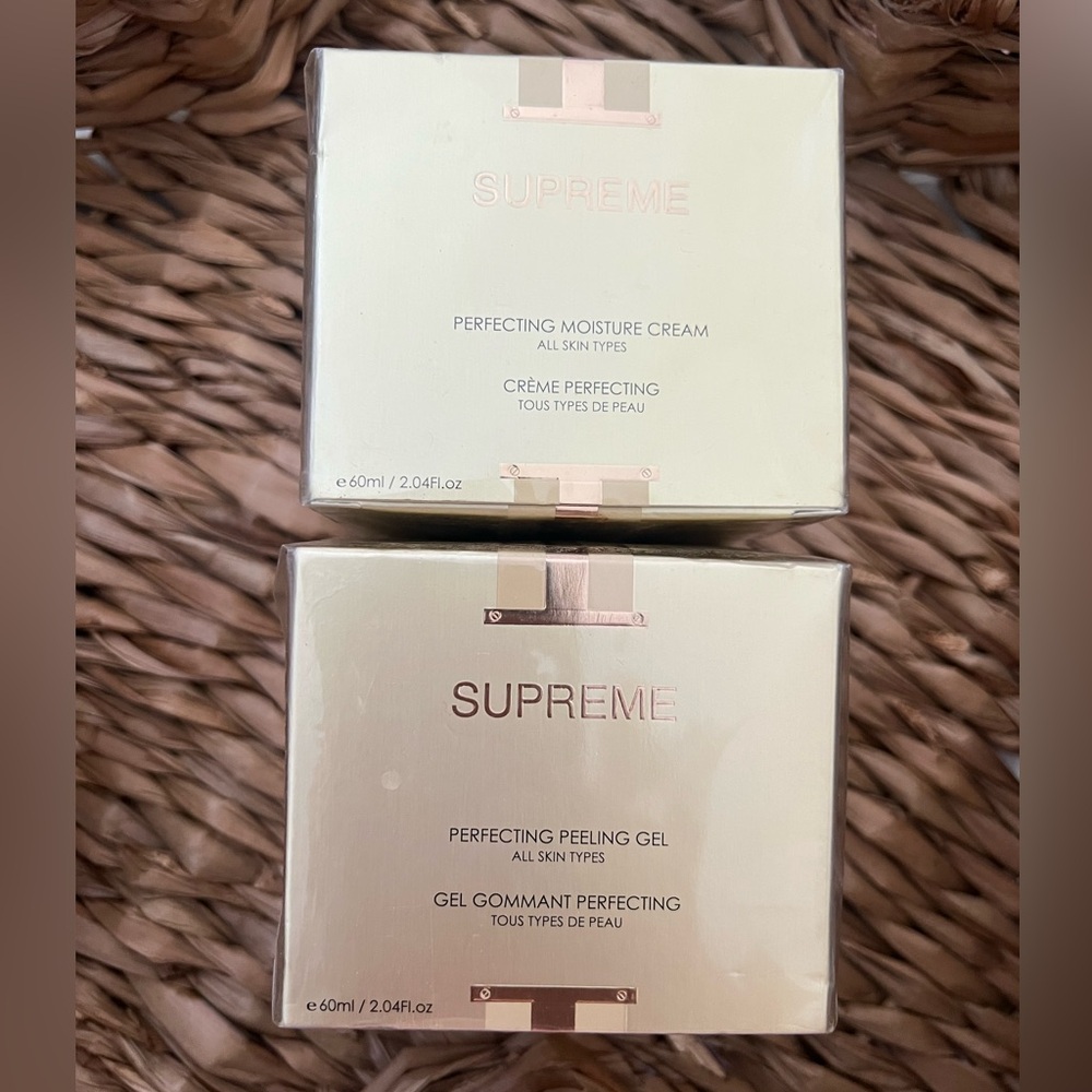 Supreme perfecting moisture cream and peeling gel NWT